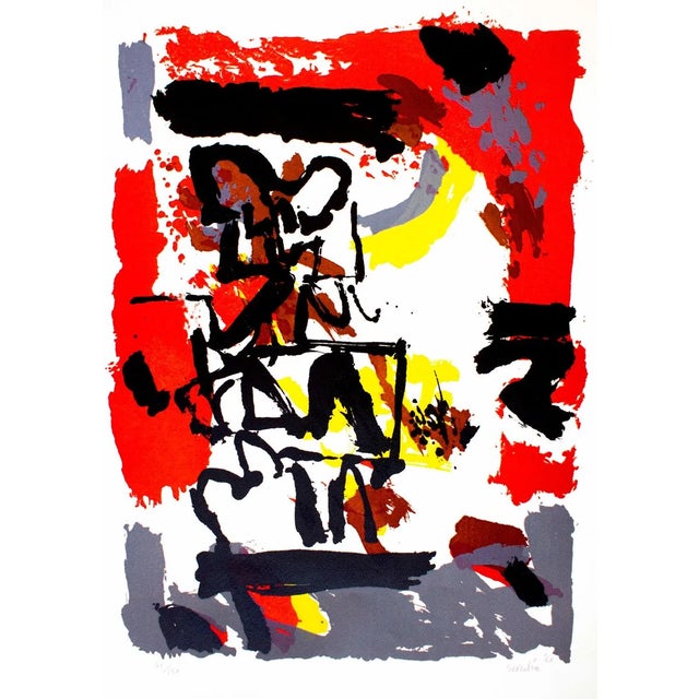 Composition - Original Lithograph by Antonio Scordia - late 1900 Late 1900 For Sale