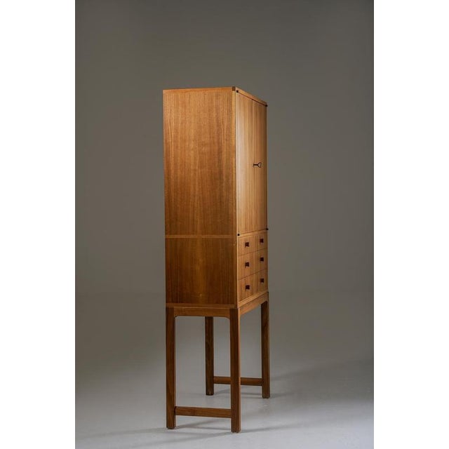 Vintage Model Lillbo Cabinet by Carl Malmsten, Sweden, 1960s For Sale - Image 3 of 10