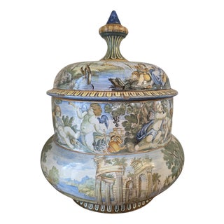 18th Century Italian Lidded Vase, 1700s For Sale
