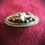 Antique Gold Art Nouveau Oval Lady Lapel Pin With Bow For Sale - Image 9 of 11