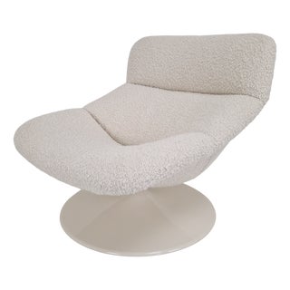 F518 Lounge Chair in Bouclé Fabric by Geoffrey Harcourt for Artifort, 1970s For Sale
