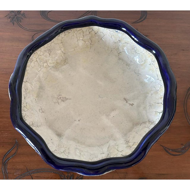 Art Nouveau Painted Ceramic Centerpiece from Amphora / Riessner, Stellmacher, & Kessel, 1890s For Sale - Image 10 of 14