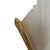 Gold French Art Deco Brass & Frosted Glass Shield Shaped Wall Sconces - A Pair For Sale - Image 8 of 9