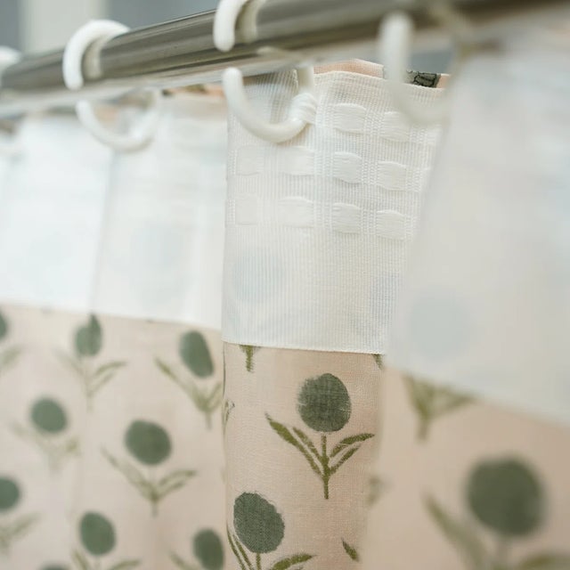 Not Yet Made - Made To Order Colored Linen Curtains Rustic Lightweight Drapes for Modern & Traditional Home Décor Size 54" W X 29" L- Genda Pushp For Sale - Image 5 of 5