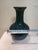 Chinese Ceramic Vase Qianlong Marked Green Glaze Black Painting Porcelain Vase Hand Painted Flowers Pattern For Sale - Image 9 of 11