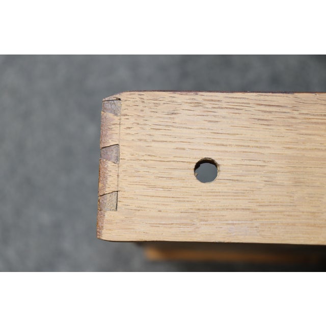 French Louis XV 1870s Era Marble Top Bronze Mounted Mahogany Round End by Millet For Sale - Image 13 of 16