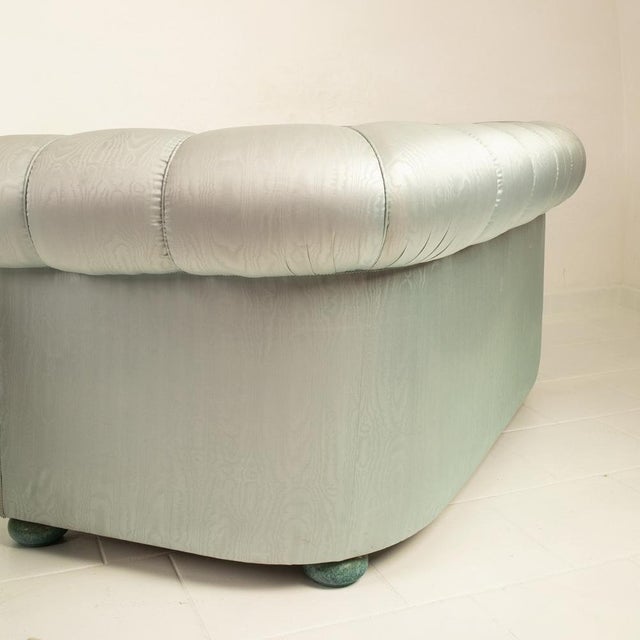 Moiré Silk Sofas from Style Arte, 1980s, Set of 2 For Sale - Image 18 of 18