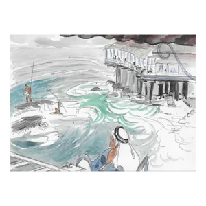 Ivy Attwell Turkish Coast Watercolor
