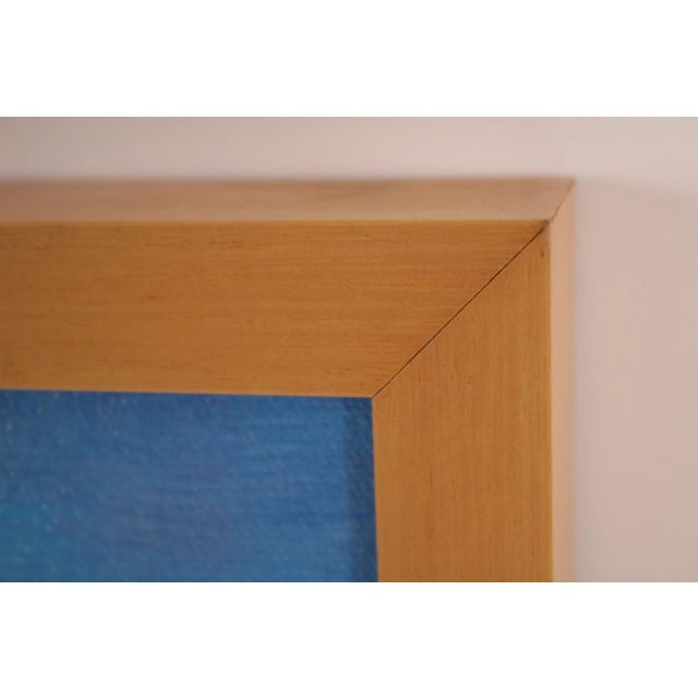 Blue Laguna Beach Boardwalk Painting For Sale - Image 8 of 10