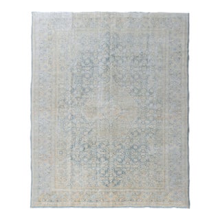 Vintage Circa 1940 Lightly Distressed Tabriz Rug 7'7x10'8 For Sale