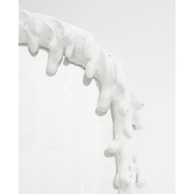 Alejandro Contreras Sculptural Ceramic Mirror For Sale - Image 4 of 6