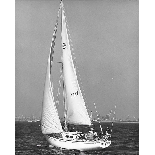 1975 Sailboat San Pedro California Photograph by Don Ware For Sale