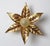 1970s Golden Flowers Wall Lamp by Willy Daro from Massive, 1970s For Sale - Image 5 of 17
