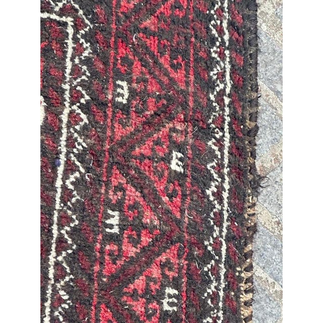 Mid-Century Turkmen Baluch Rug, 1950s For Sale - Image 16 of 18