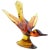 Murano Vintage Seguso Murano Sommerso Orange Red Italian Art Glass Flying Duck Bird Centerpiece Sculpture For Sale - Image 4 of 6