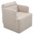 Modern Upholstered Swivel Armchair by Dmitriy & Co. For Sale