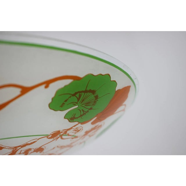 1980s Glass Pendant Lamp from Zukov, 1980s For Sale - Image 5 of 9