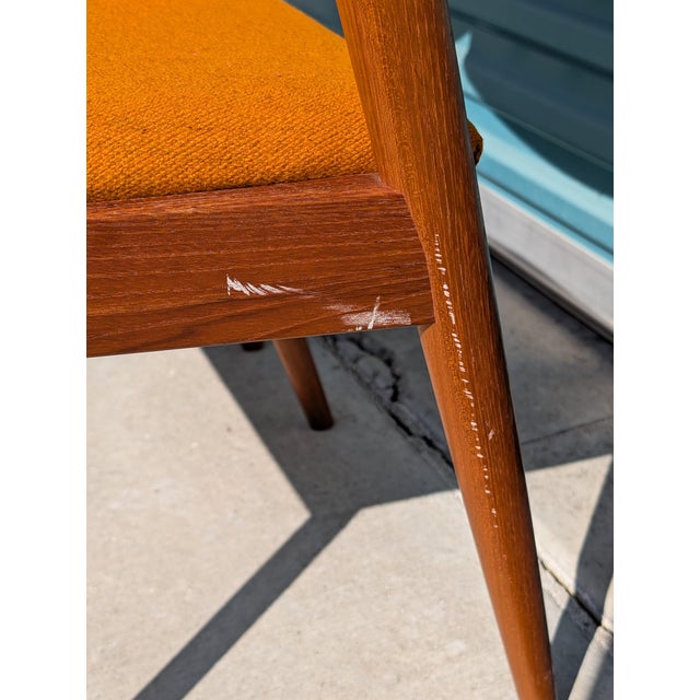 Set of 4 Model 42 Dining Chairs by Kai Kristiansen for Schou Andersen Møbelfabrik, c.1960s For Sale - Image 11 of 15