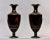 Ceramic Pair Late 19th Century Black Porcelain Neoclassical Vases For Sale - Image 7 of 13