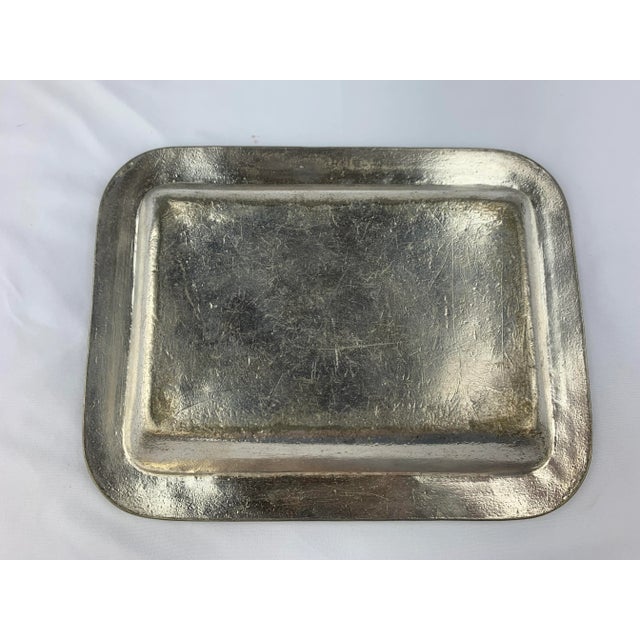 Vintage Waldorf Astoria Small Silverplate Tray For Sale In Los Angeles - Image 6 of 7
