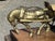 Large Brass Farmer with His Horse and Cart Centrepiece For Sale - Image 3 of 9