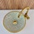 Contemporary 14k Gold Ceramic Bathroom Countertop Round Sink, Custom For Sale - Image 3 of 5