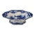 Antique Sobraon Flow Blue Octagonal Footed Bowl For Sale
