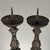 Wood Pair of 18th Century Italian Baroque Silver Gilded Candlesticks For Sale - Image 7 of 18