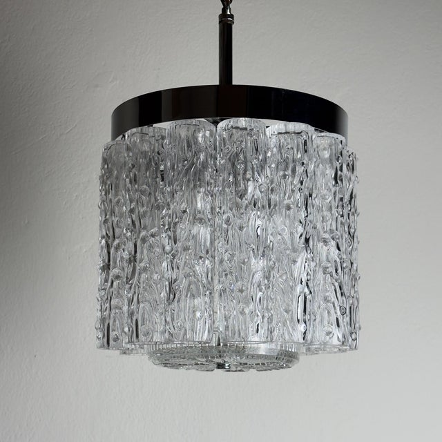 Vintage Murano Glass Tronchi Chandelier by Toni Zuccheri for Venini, Italy, 1960s For Sale - Image 11 of 18