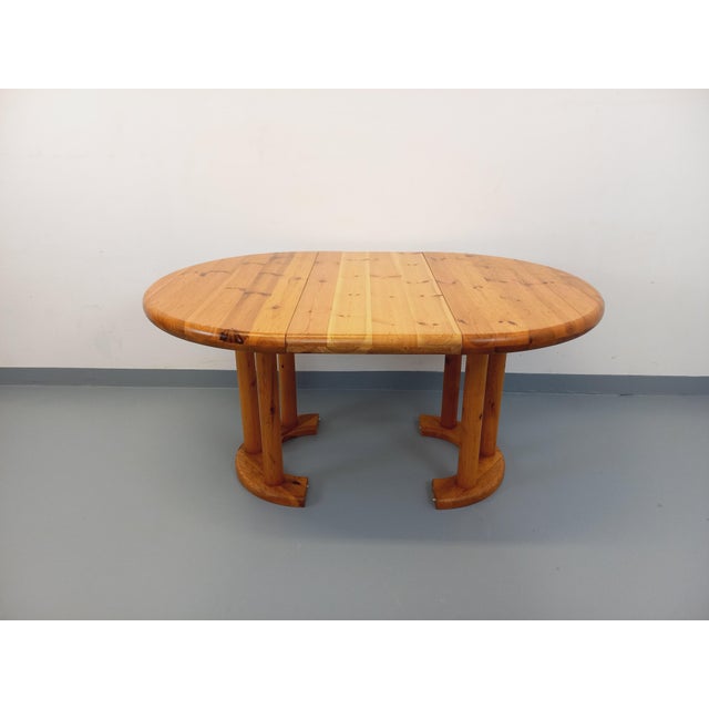 Vintage Scandinavian Round Dining Table by Rainer Daumiller, 1960s For Sale - Image 10 of 18