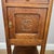 Antique French Oak Bedside Table with Marble Top For Sale - Image 4 of 11