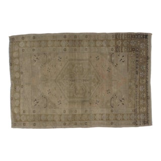 Vintage Oushak , 3'10" X 5'7" For Sale