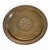 Moroccan Late 20th Century Large Hammered Brass Wall Platter – Ornate Floral Medallion Wall Decor - 22” For Sale - Image 3 of 10
