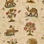Sample- Schumacher La Menagerie Fabric in Cream For Sale