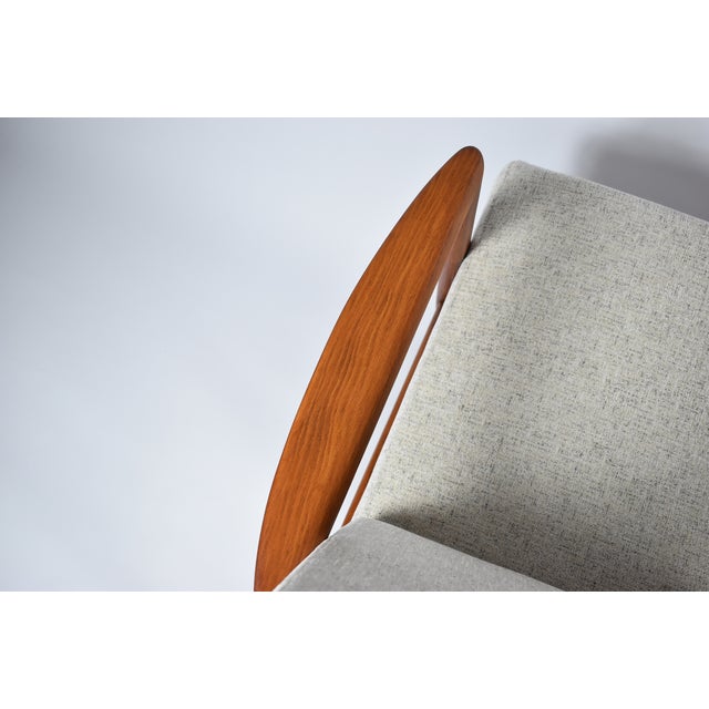 Beige Scandinavian Style Armchair, 1960s For Sale - Image 8 of 16