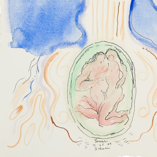 Lovers - Robert Lohman, C. 1969 For Sale - Image 4 of 12
