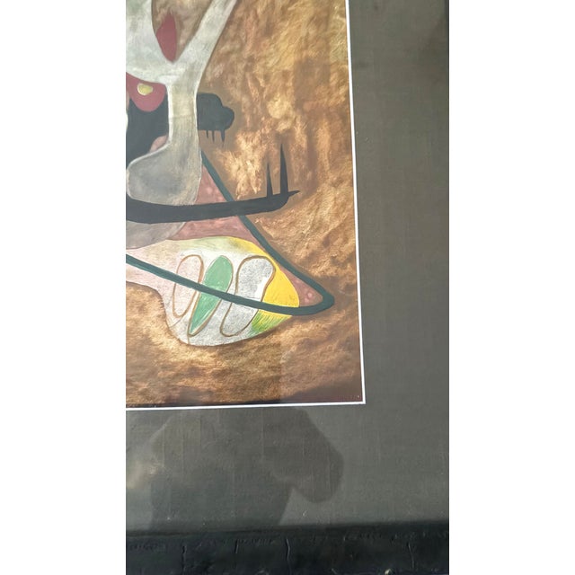 Abstract Eugene Arcieri Mid-Century, Abstract, Surrealist Painting on Board. For Sale - Image 3 of 3