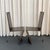 Wood 1980s Post Modern Artisan Made Angular Ebonized Oak and Steel Chairs For Sale - Image 7 of 9