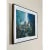 Wood Expressionist Rustic European Blue White and Teal Village Landscape Painting With Boat For Sale - Image 7 of 16