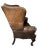Antique English Leather Chesterfield Wingback Chair For Sale - Image 11 of 12