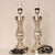 Vintage Table Lamps French Country Lamps Faux Mercury Silver Glass Modern - A Pair For Sale - Image 6 of 10
