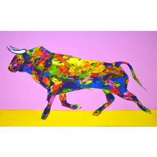 Bull.Original Contemporary Painting For Sale