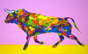 Bull.Original Contemporary Painting