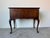 Wood 1970’s Vintage Henkel Harris Queen Anne Style Mahogany Lowboy by Councill Craftsmen, Nc For Sale - Image 7 of 12
