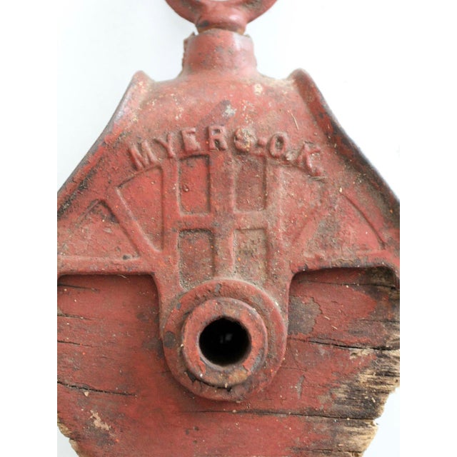 Antique f.e. Myers & Bro. Knot Passing Barn Hay Pulley For Sale - Image 12 of 12
