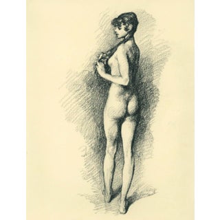 “Egyptian Girl, After Sargent” Contemporary Original Charcoal Figure Drawing by David Orrin Smith For Sale