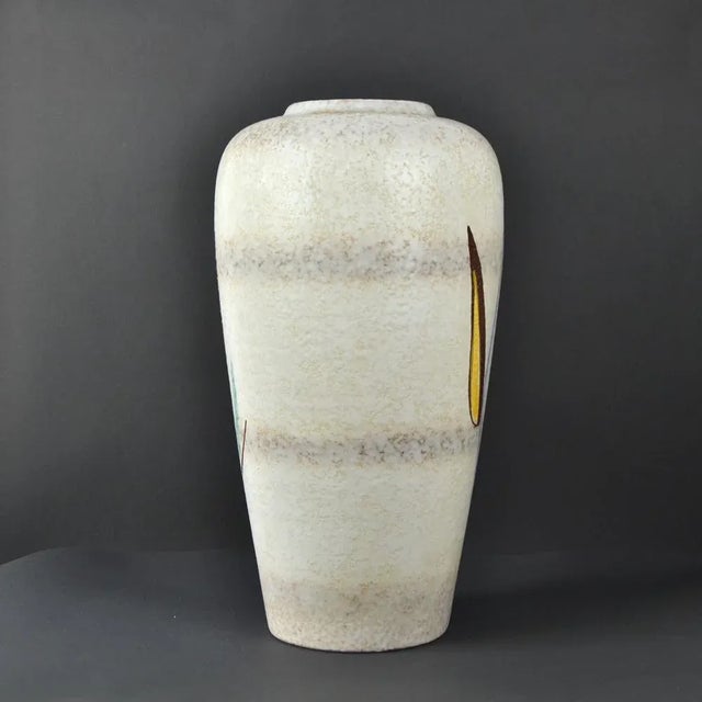 Mid-Century Modern Abstract Floor Vase from Bay Keramik, 1960s For Sale - Image 3 of 8