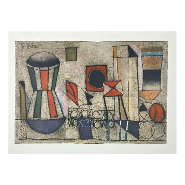 Franco Gentilini, Composition, Offset Print, 1970s For Sale