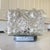 Metal Rectangular Clear Bubble Glass Wall Light, 1970s For Sale - Image 7 of 12