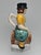 An expressive hand-painted Portuguese ceramic character jug crafted by the famed Fábrica Sant'Anna factory in Lisbon....